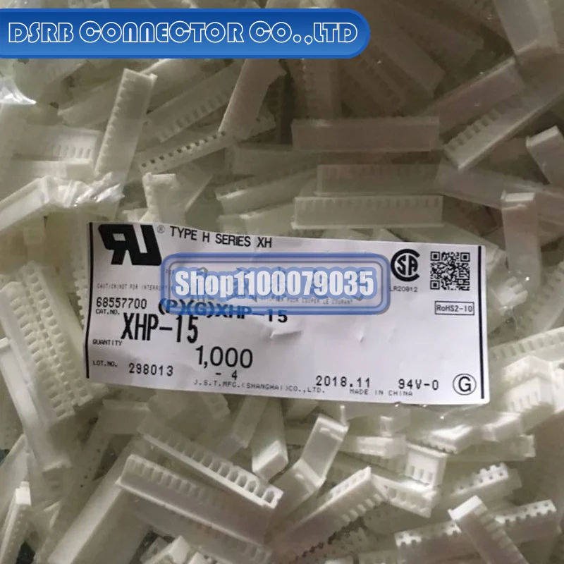 

100pcs/lot XHP-15 Plastic shell 15P 2.5MM legs width 100% New and Original