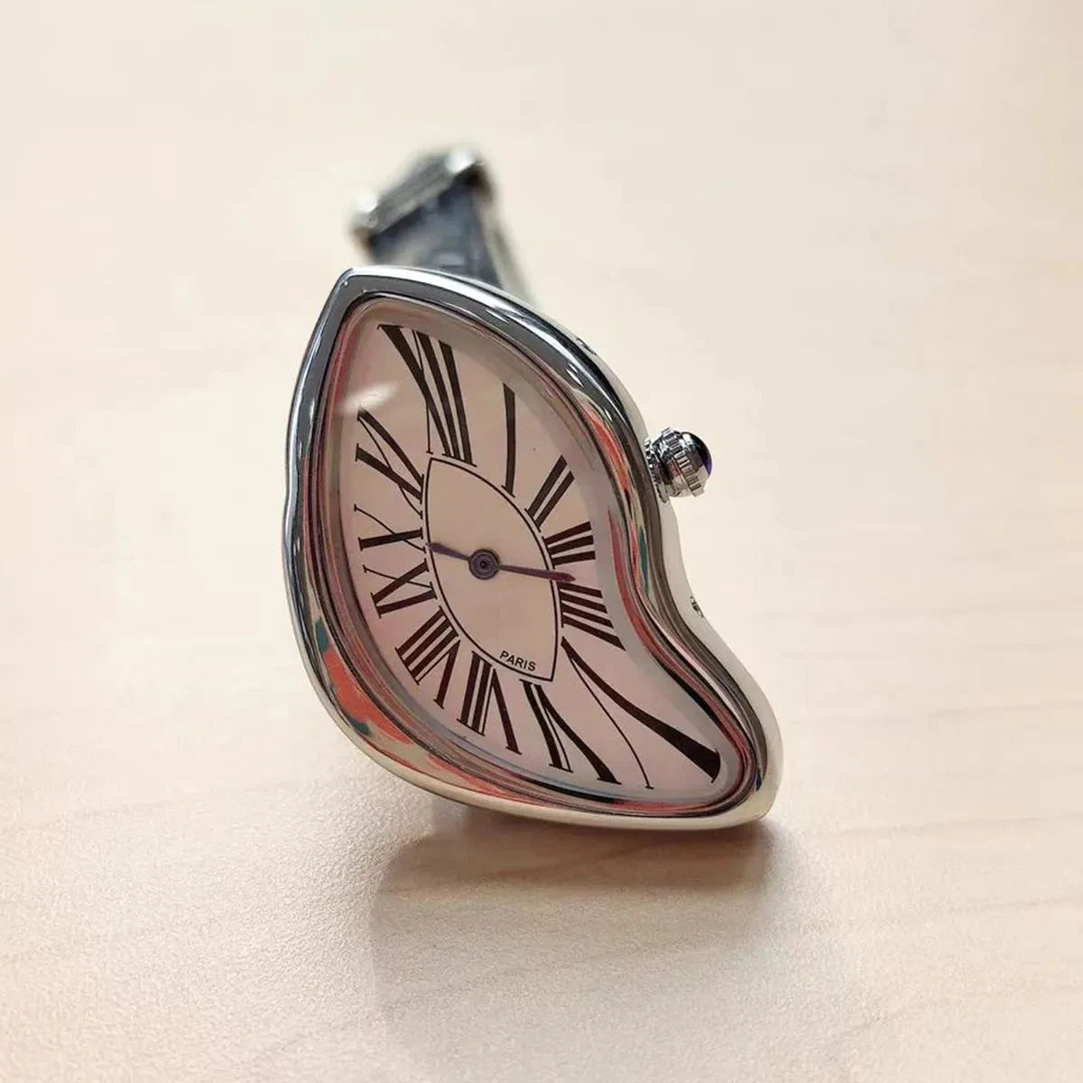 الغريبة تحطم تذوب تويست Y2K كشك ساعة رجالية موضة عصرية ريترو أنيق Instagram تصميم متخصص ساعة إبداعية شعبية