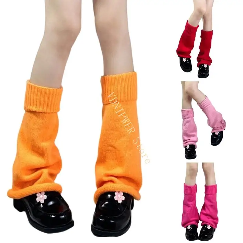 

Soft Flared Knee Sleeves Cold Weather Comfortable and Stretchable Leg Warmer D08E