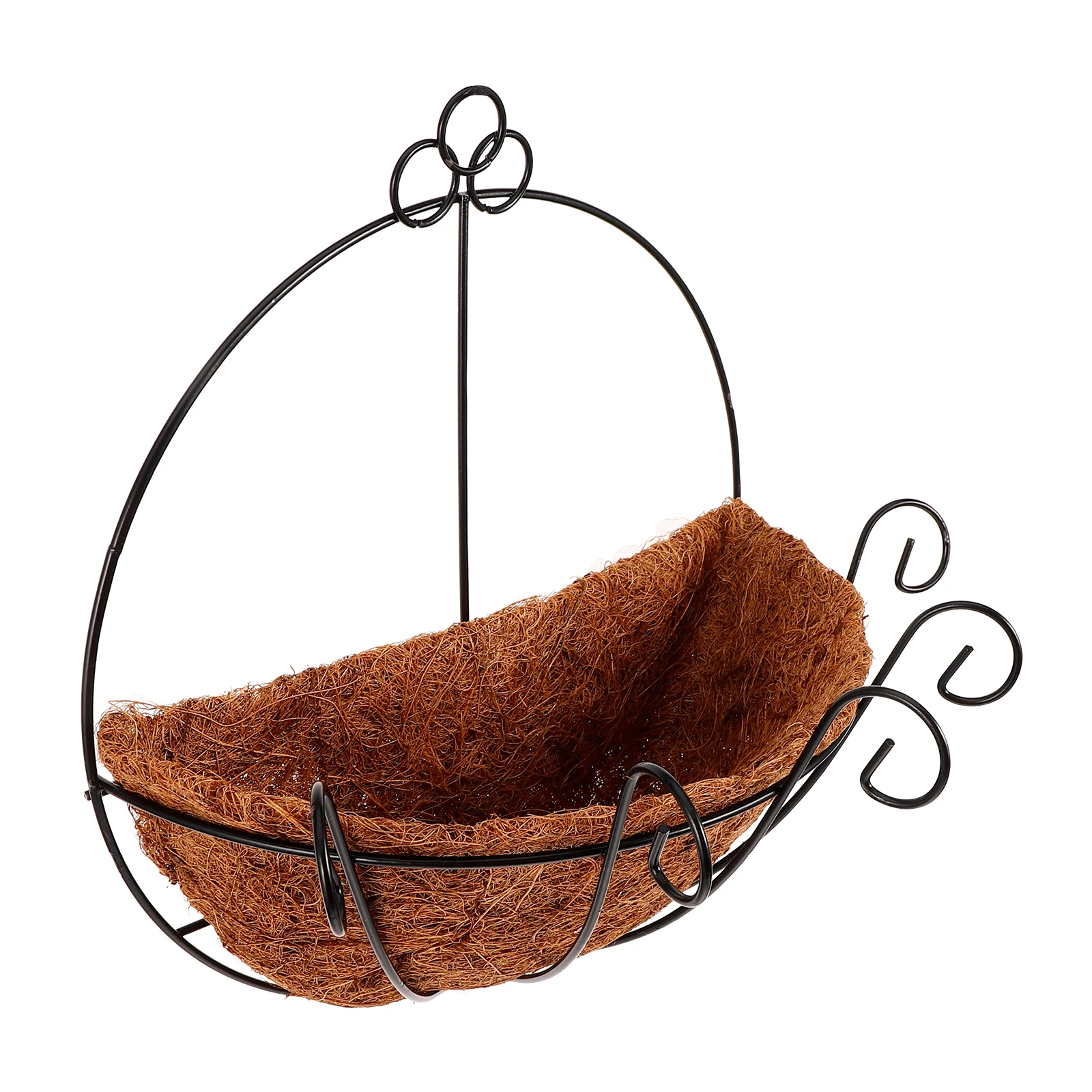 

10 Inch Cone Shaped Hanging Baskets Wall Flower Pot Plant Balcony Decorative Planter Round