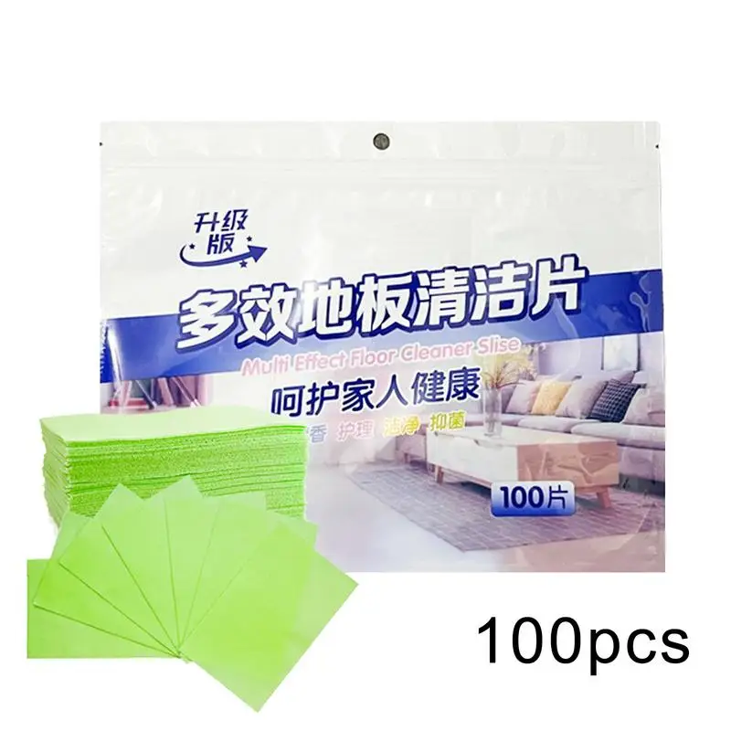 Floor Cleaning Sheets For Mopping Water Soluble Floor Cleaner Sheets Floor Cleaning Tablets Slice Compact Scented Multi-surface