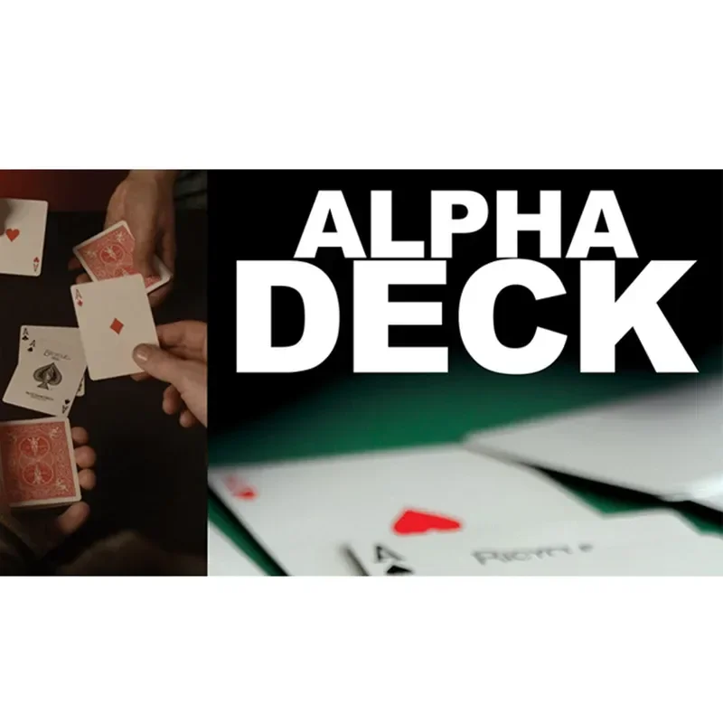 Alpha Deck by Richard Sander Card Magic Trick Close up Magic Magia Magie Magicians Prop Accessory Illusion Gimmick Tutorial