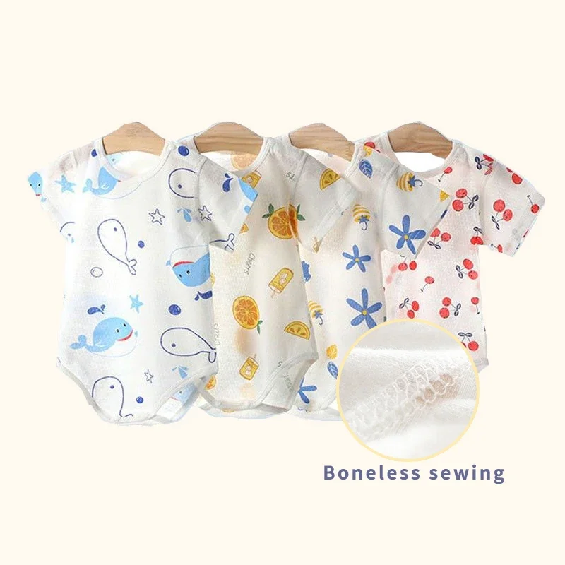 Baby Romper Kleding Katoen Jurken Voor Pasgeborenen Katoen Been Hechtdraad Jumpsuit Voor Kinderen Bodysuit Pasgeborenen Baby Meisje Jongen Kleding