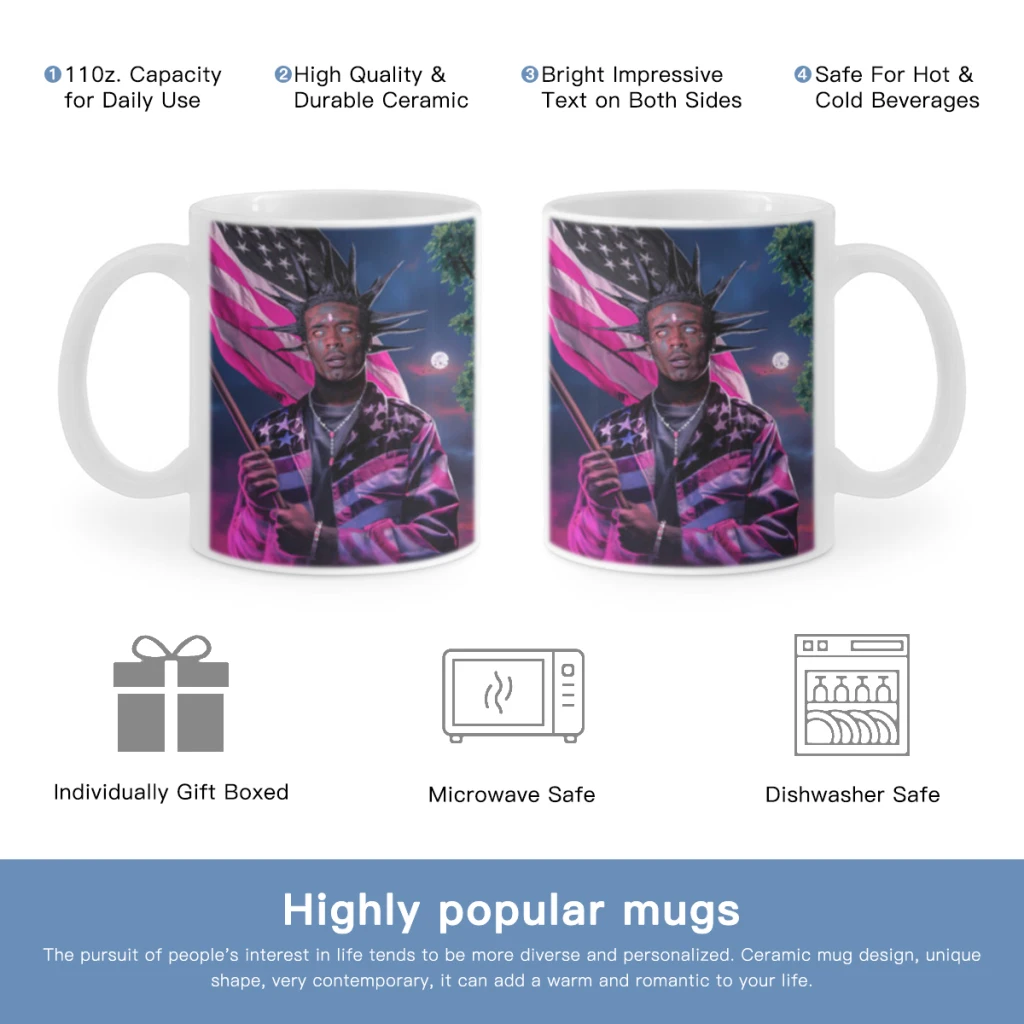 

Singer L-Lil U-Uzi Vert Symere Woods Simplicity Free shipping Coffee Cups Ceramic cups creative cups and cute mugs Gift Cup