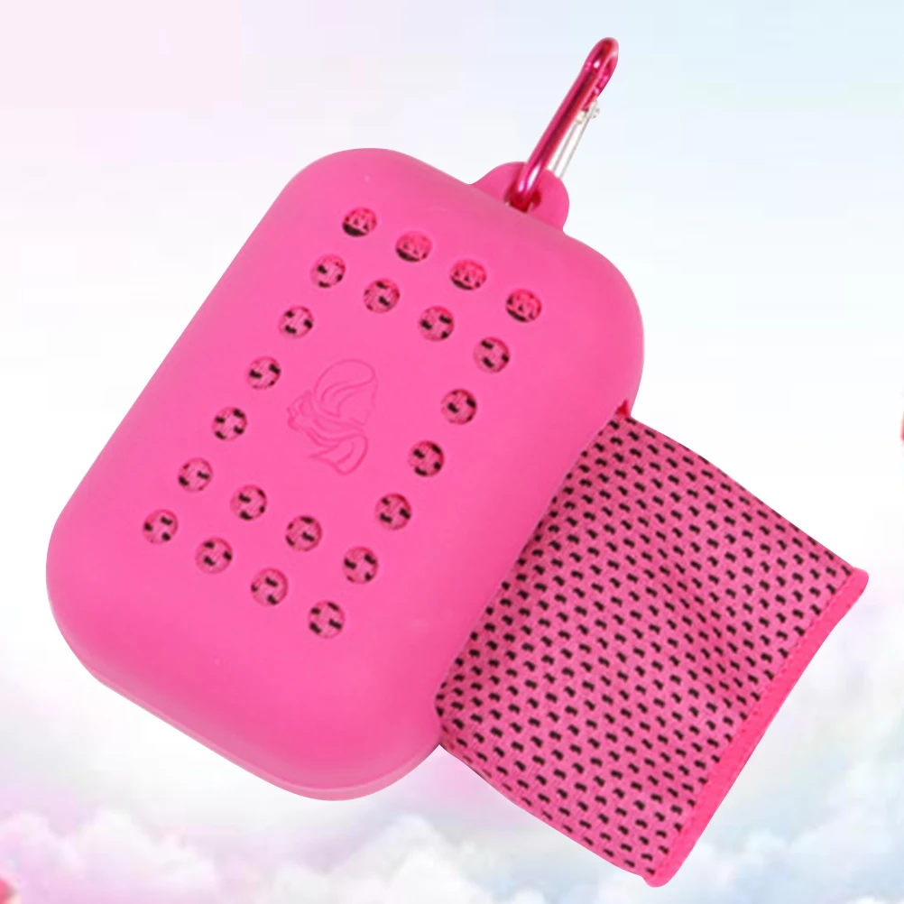 

Quick Dry Towel Polyester Cooling Portable Fast Drying Sports Accessory Rosy Outdoor