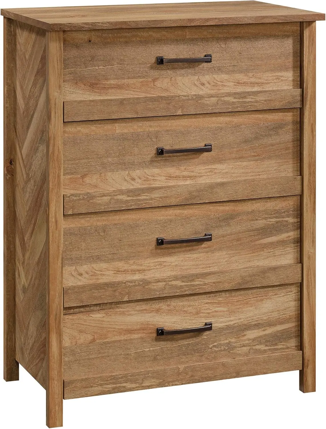 Sindoori Mango Finish 4-Drawer Wood Chest for Bedroom, L: 31.26\