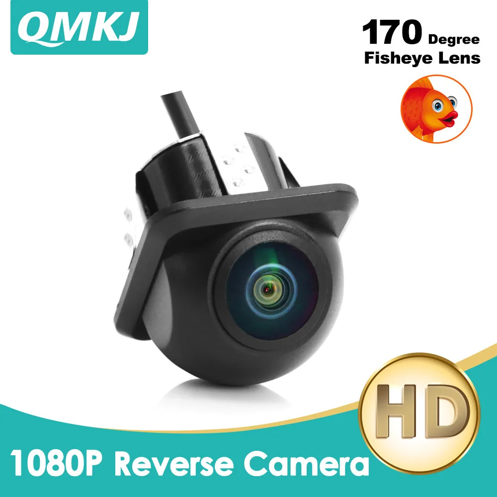170 °    Kamera cofania samochodowa 1080P, kolorowe obrazki wysokiej rozdzielczości, wideo, noktowizor, szeroki kąt widzenia.