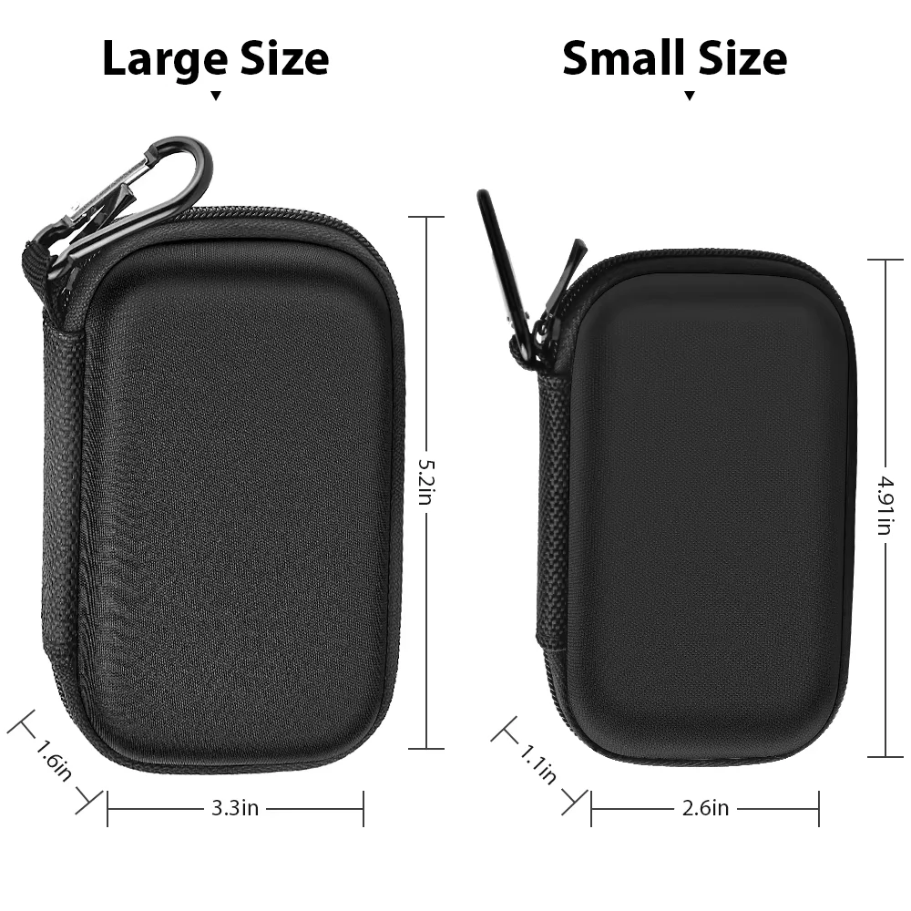 Storage Bag Compatible with SanDisk Extreme PRO/for SanDisk 500GB 1TB 2TB 4TB Portable External SSD for Crucial X8 （Bag Only)