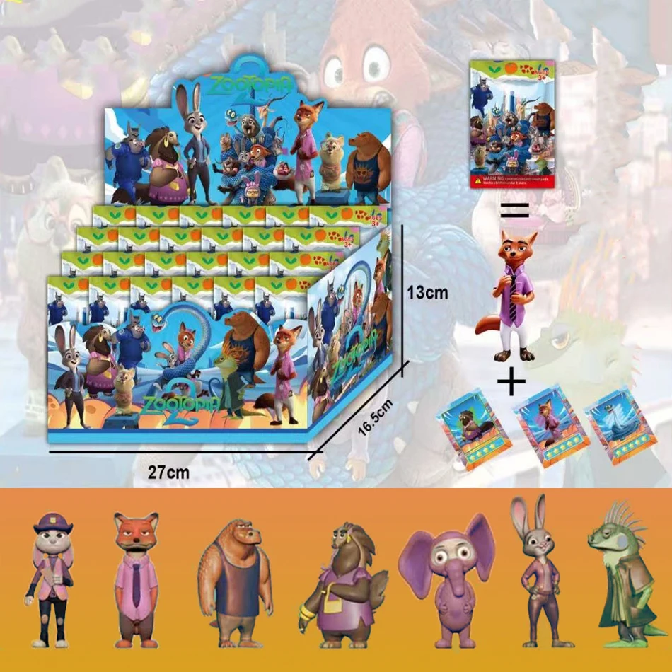 Crazy Animal stad Blind Bag Desktop Decoratie Karakters Grappig PVC Speelgoed Model Blind Box Woondecoratie Kinderen Speelgoed Geschenken