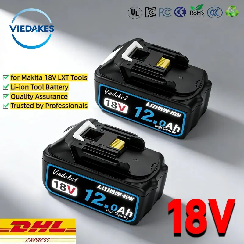 

100% Genuine for Makita 18V Battery 6.0Ah Rechargeable Lithium-ion Battery Suitable For Makita Power Tool Battery Free Shipping