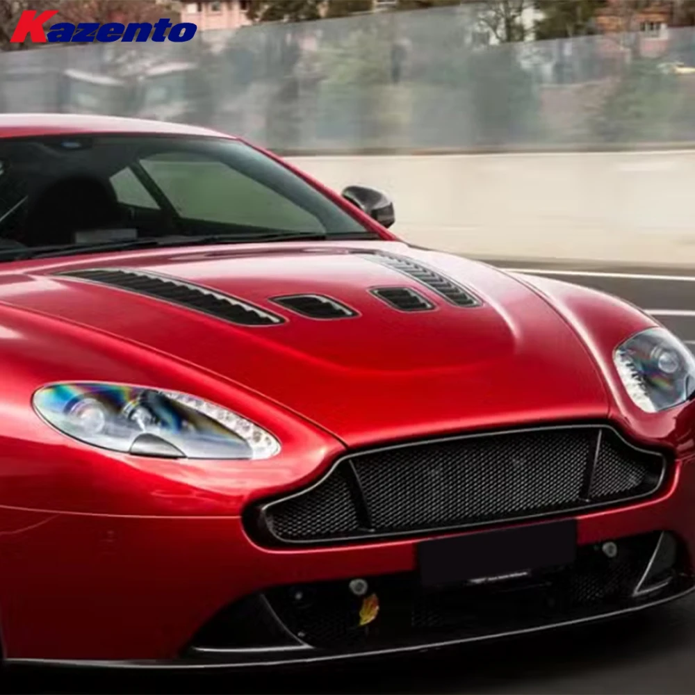 For Aston Martin Vantage 05-17 Only Partial Carbon V12 Style Vented Cooling Hood( Ocean freight is favorable, welcome to inqury)