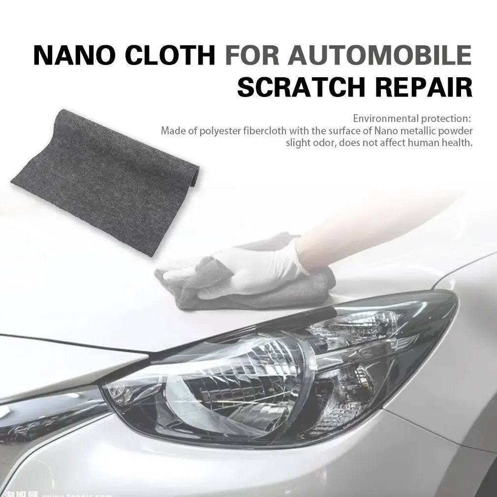 Nano Magic Anti-Scratch Cloth For Car Universal Metal Surface Instant Polishing Cloth Smart Car Surface Repair Cloth