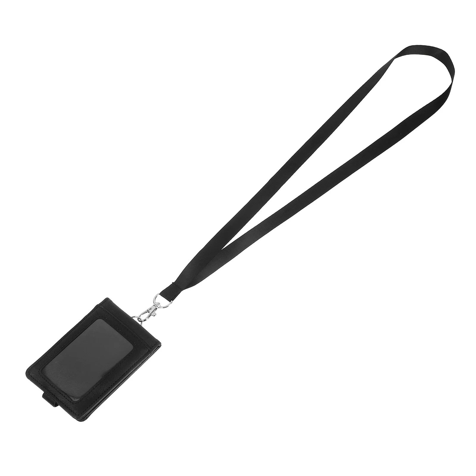 

Vertical Card Holder Multi-Slot Id Protector Lanyard Badge Sleeve for Work School Travel Office Use Vertical Card Holder