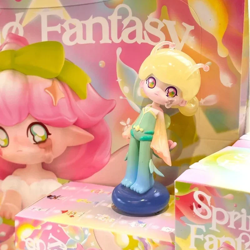 Figuras de acción de caja ciega de la serie Azura Spring Fantasy, modelo bonito de muñecas, caja misteriosa, adorno de escritorio, regalos para niños