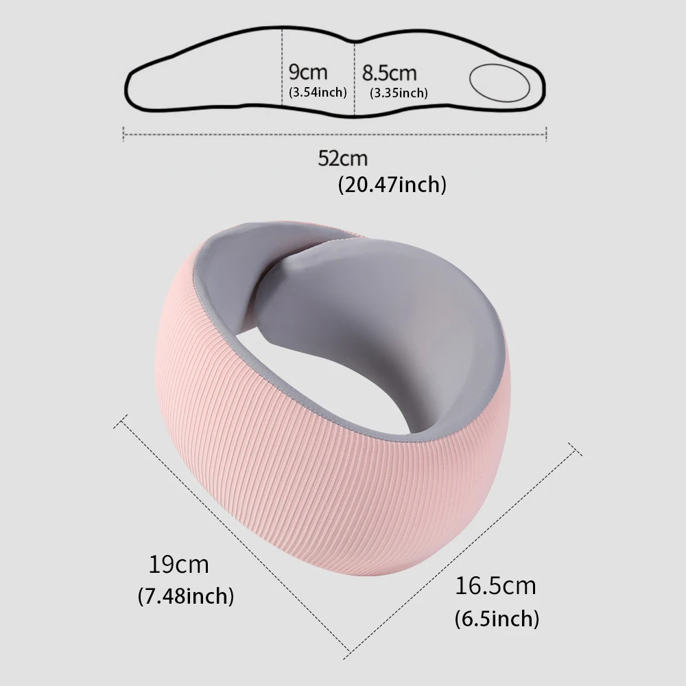 قطعة واحدة من طوق الرقبة الواقي الرياضي، وسادة على شكل حرف U للسفر والترفيه في الهواء الطلق، طوق رقبة داعم مضاد للأقواس للعب مع الهاتف المحمول، وسادة رقبة ثابتة لكسر الغداء في المكتب، قطعة أثرية للعمود الفقري العنقي #6