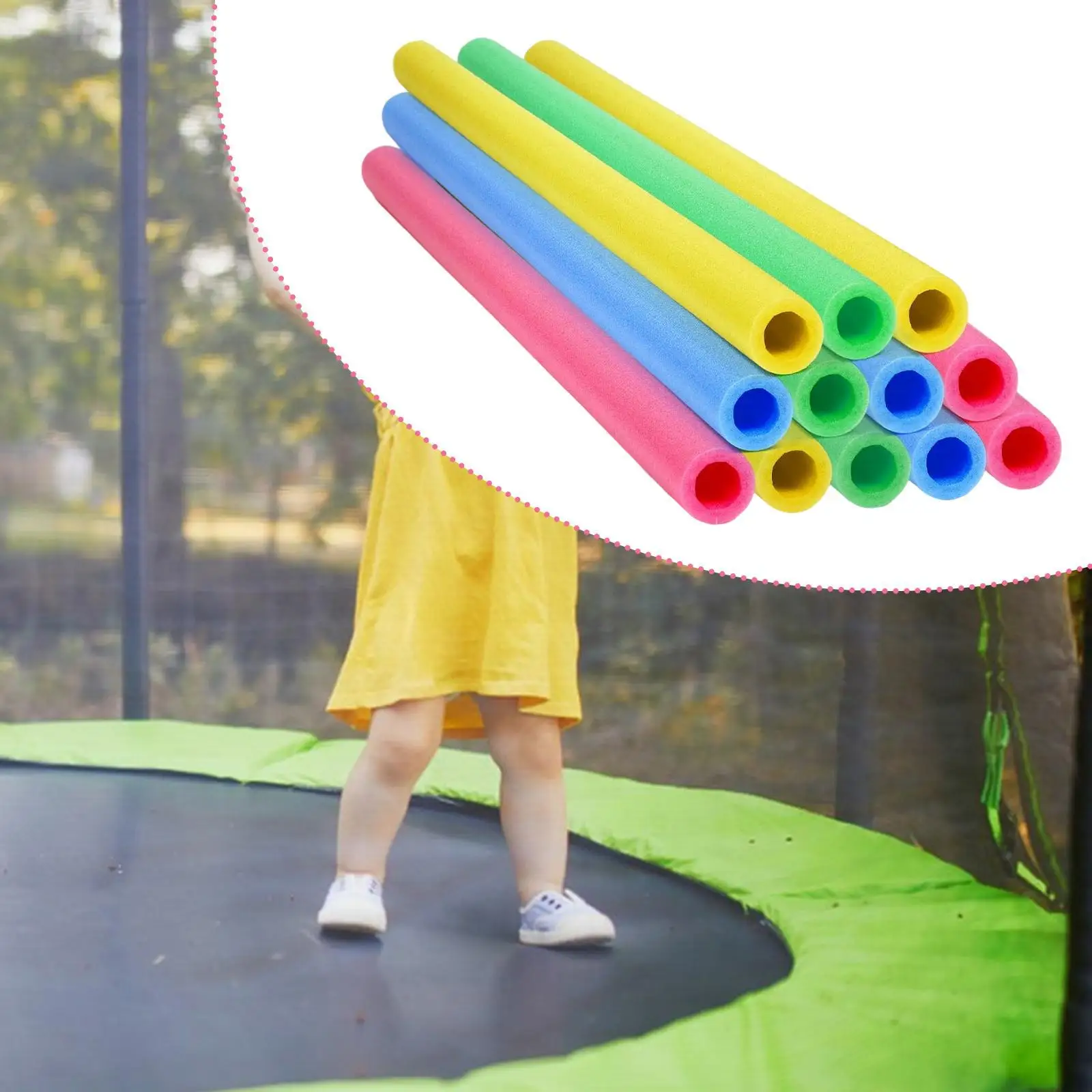 

12x Trampoline Pole Foam Sleeves Parts Lightweight 90cm Length Replacement