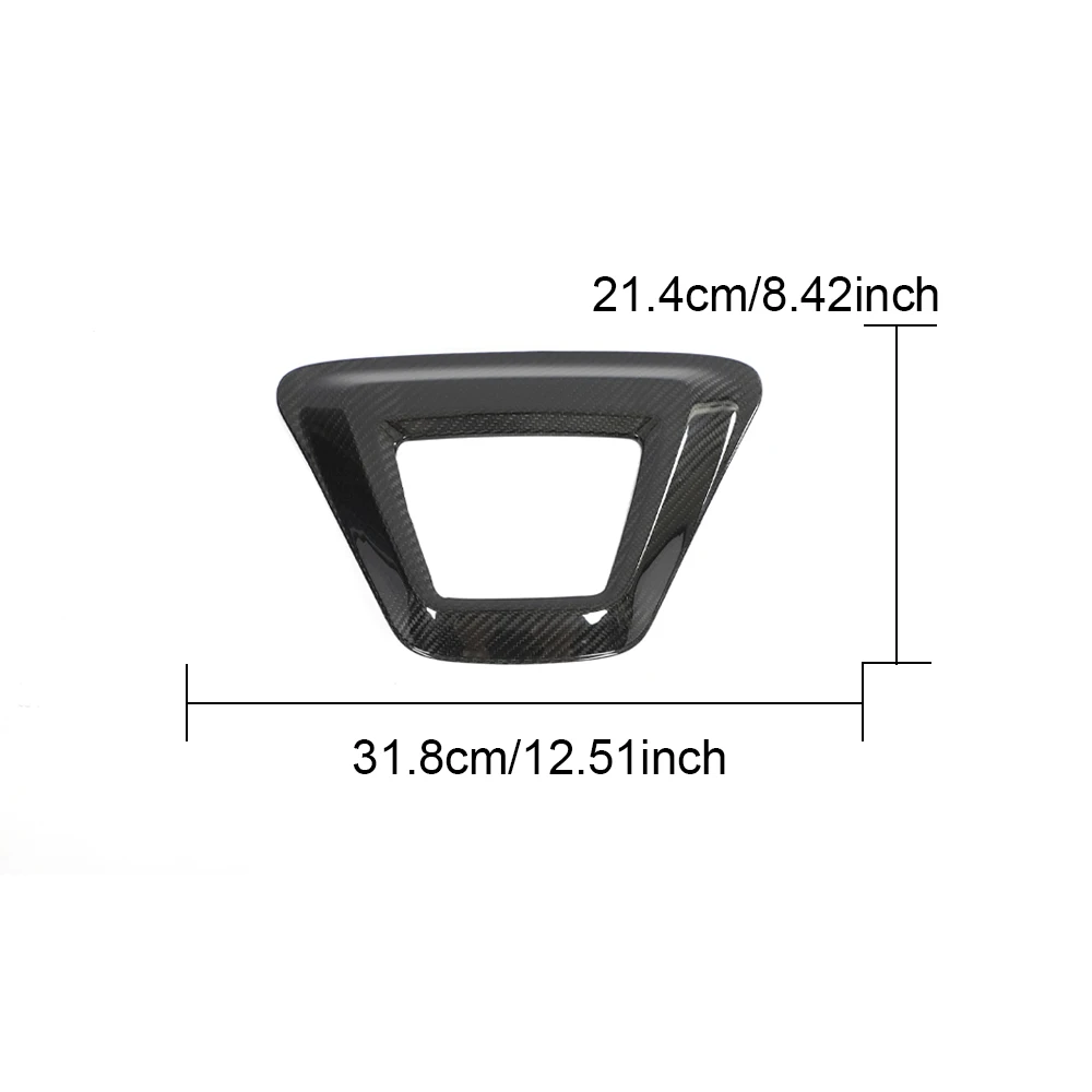 ألياف الكربون الخلفية الذيل ضوء غطاء المصباح طقم الكسوة لتويوتا سوبرا GR A90 MK5 2019-2024 #2