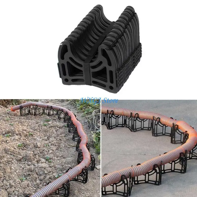 Soporte para tubo drenaje resistente a intemperie 37JE, soporte para manguera alcantarillado para remolque viaje RV