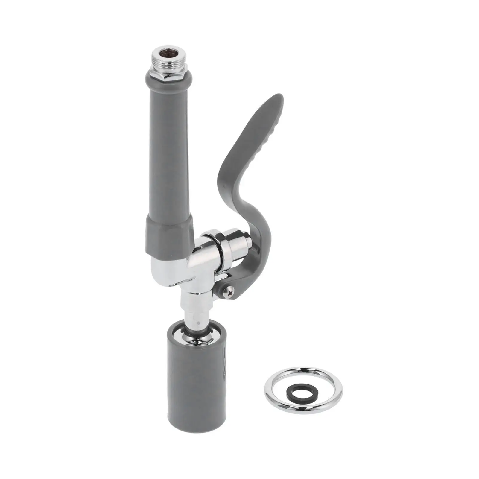 High Pressure Commercial Faucet Spray Head Assembly - Gray Kitchen Rinse Accessories