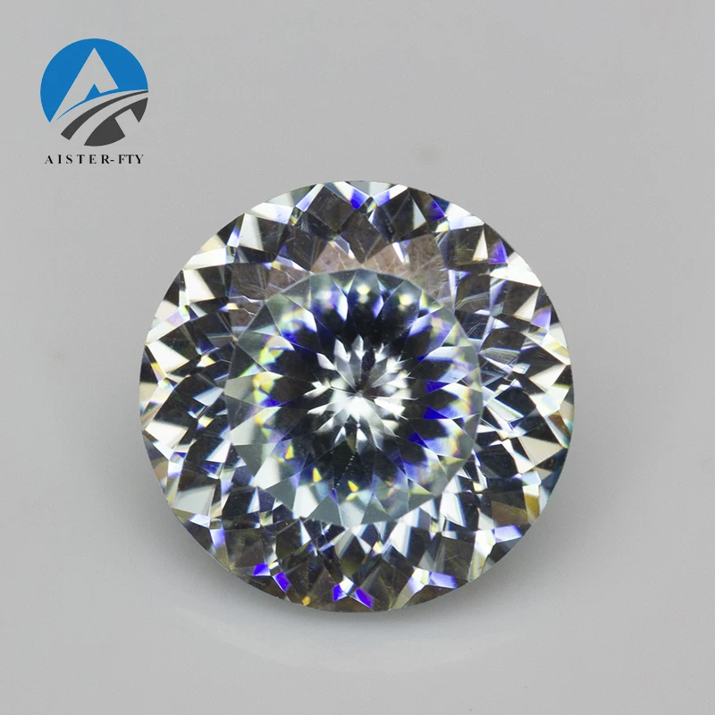 

Light Blue 100 Faced Cut Moissanite VVS1 Pass Diamond Tester With GRA Certificate for DIY Jewelry Making