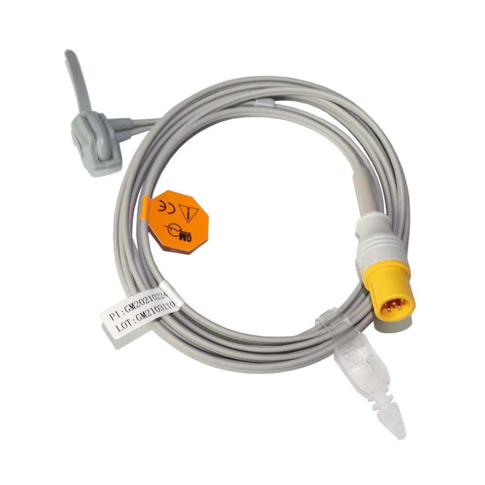 

Neonate silicone wrap sensor, 6PIN, L=3M. Yellow connector, digital technology
