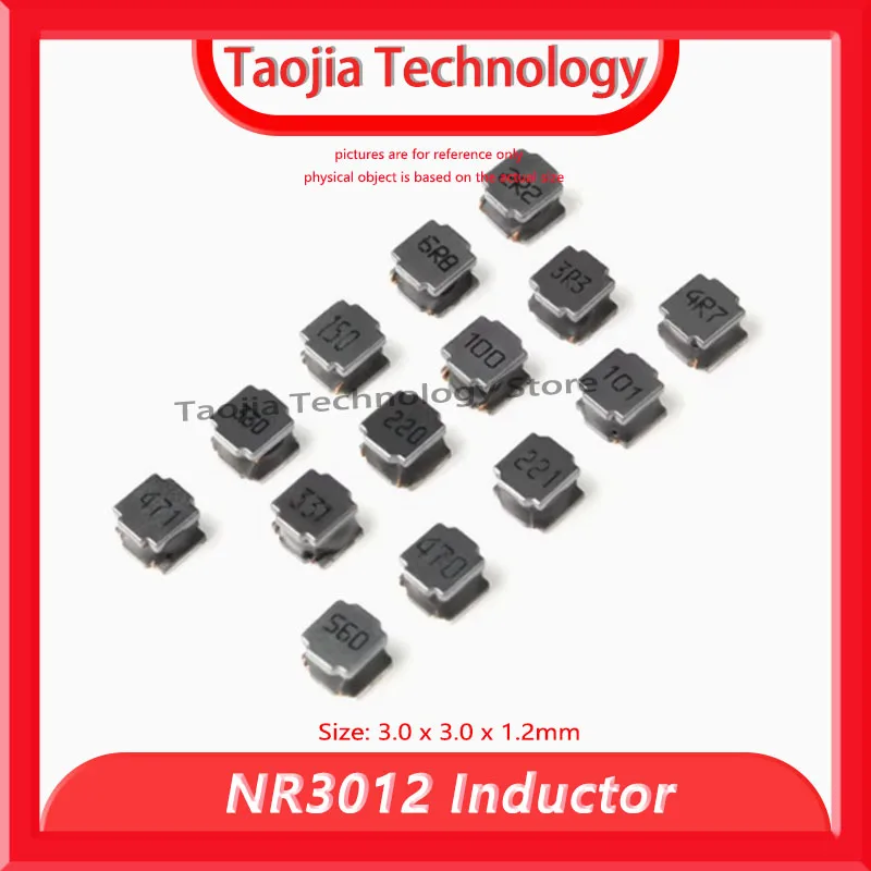 100PCS NR3012 SMD Inductor 2.2UH 3.3UH 4.7UH 6.8UH 10UH 47UH Chip Inductor