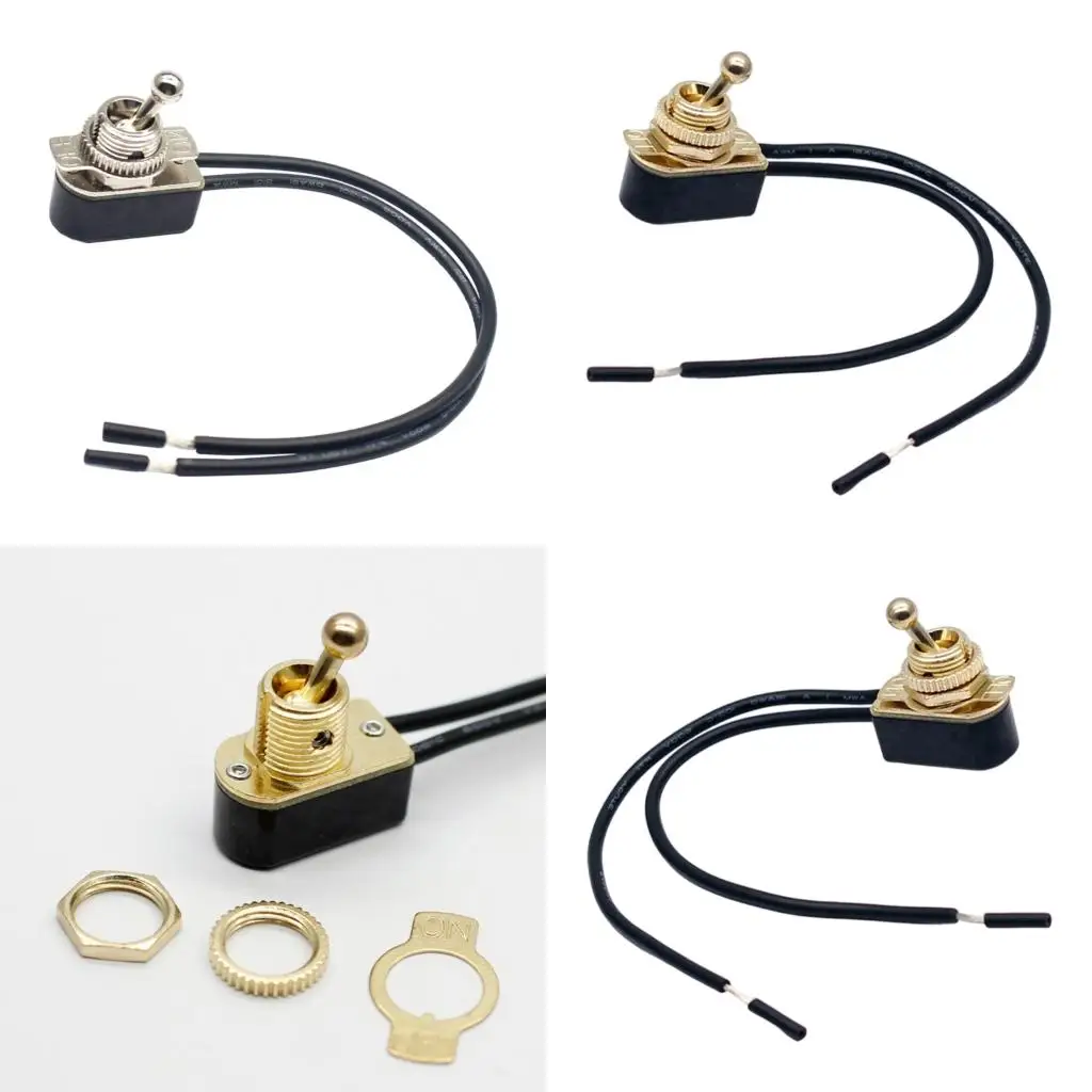 Electrical Toggle Switches Metal Housing Phenolic Base 6A 125VAC Sturdy high quality