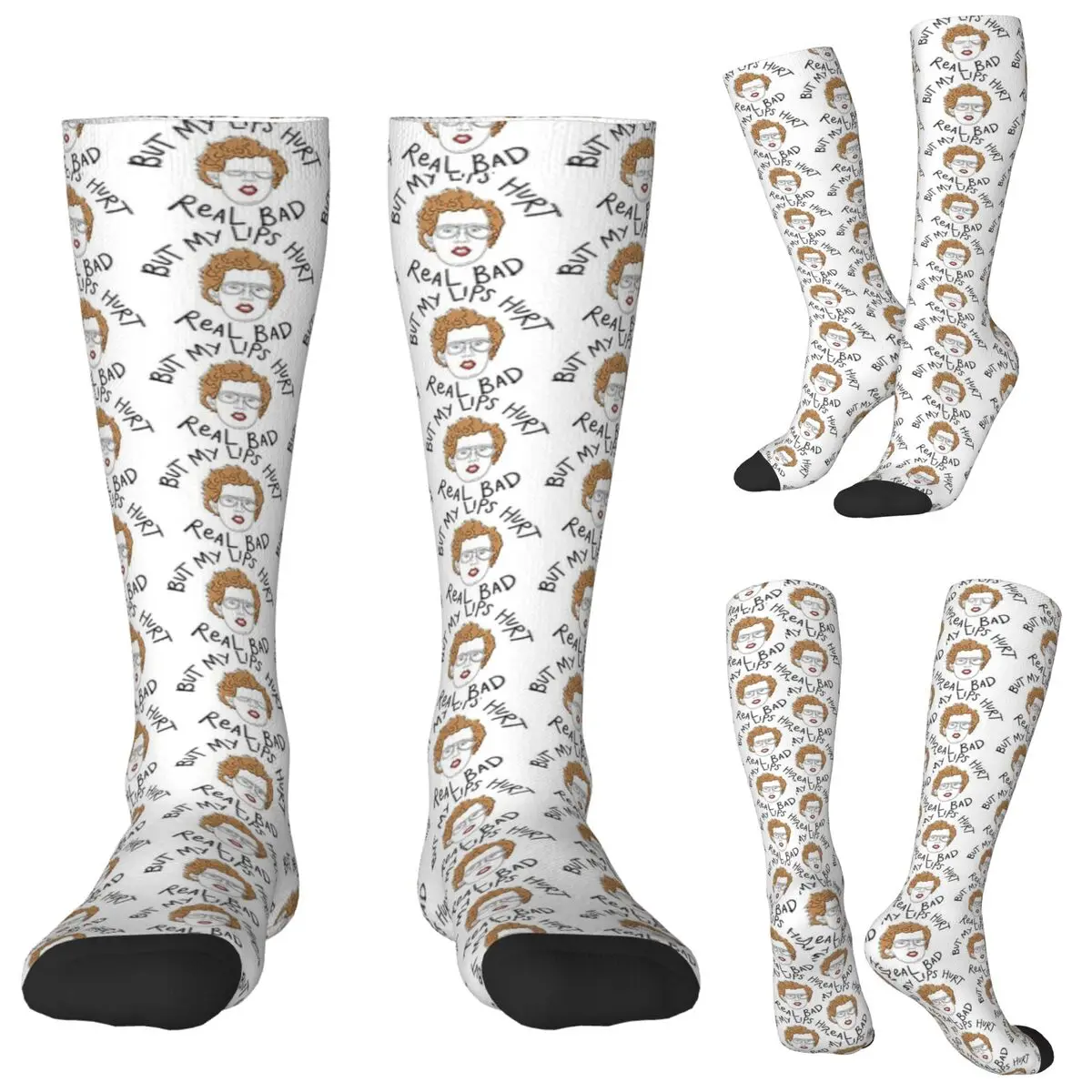 

Носки Napoleon Dynamite, чулки в стиле Харадзюку, всесезонные длинные носки, аксессуары для подарка на день рождения унисекс