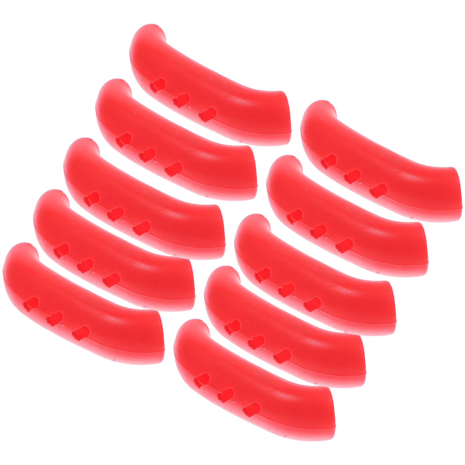 10pcs Insulation Handle Protectors Anti-Scald Heat-Resistant Grips For Frying Pans Kitchen Non-Slip Handle Sleeves For