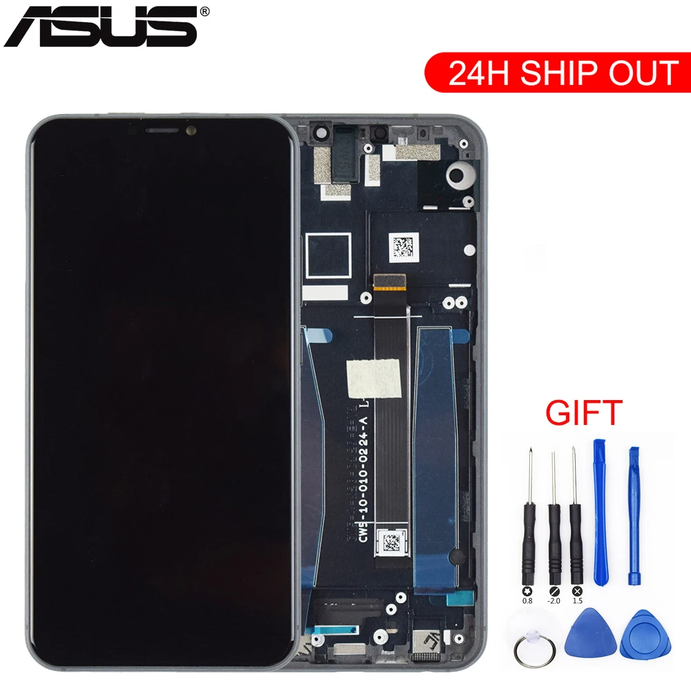 6.2'' Original  LCD For ASUS ZenFone 5 ZE620KL LCD Display Touch Screen For Zenfone 5 2018 Gamme ZE620KL LCD Display Parts Frame