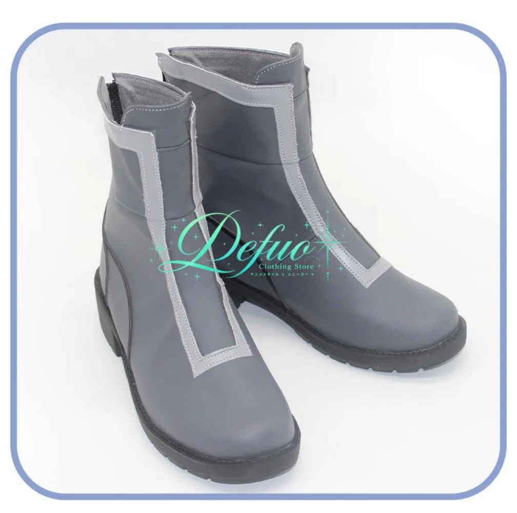 Anime Motoko Kusanagi Cosplay Shoes Custom Made for Valentine Anime Convention Stage Performance and Studio Photography