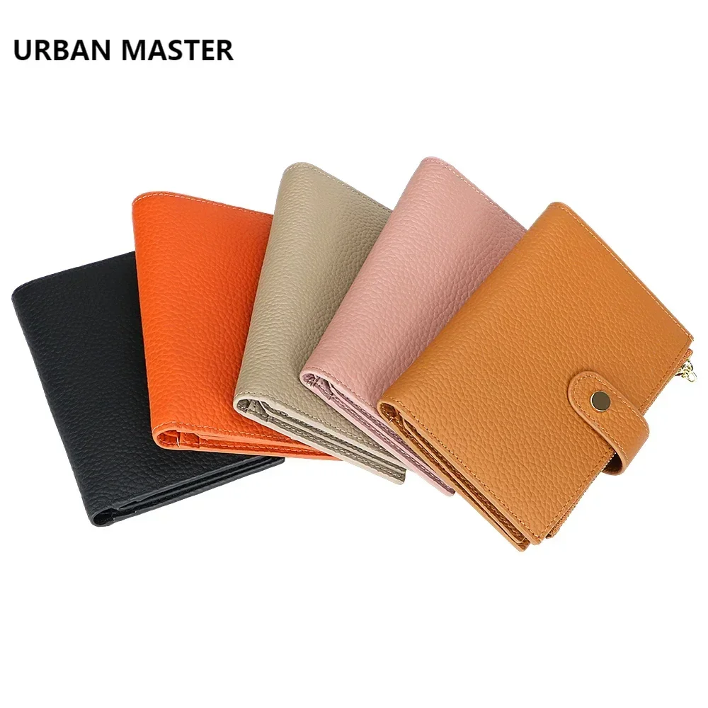 

URBAN MASTER Fashion Unisex Passport Wallet, Genuine Leather Multi-card Slots Card Holder, Perfect Purse For Daily Use 1647