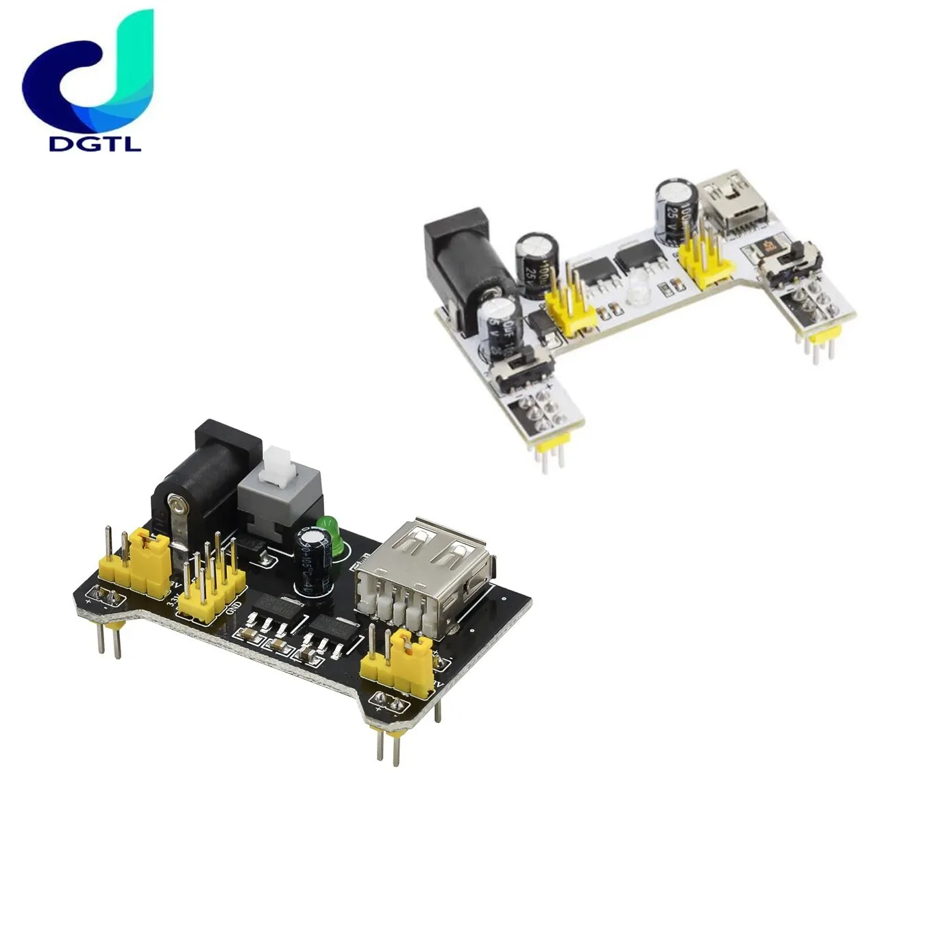 

mb-102 Breadboard Power Supply Module /mb102 white Breadboard Dedicated Power Module 2-way 3.3V 5V MB-102 Solderless Bread Board