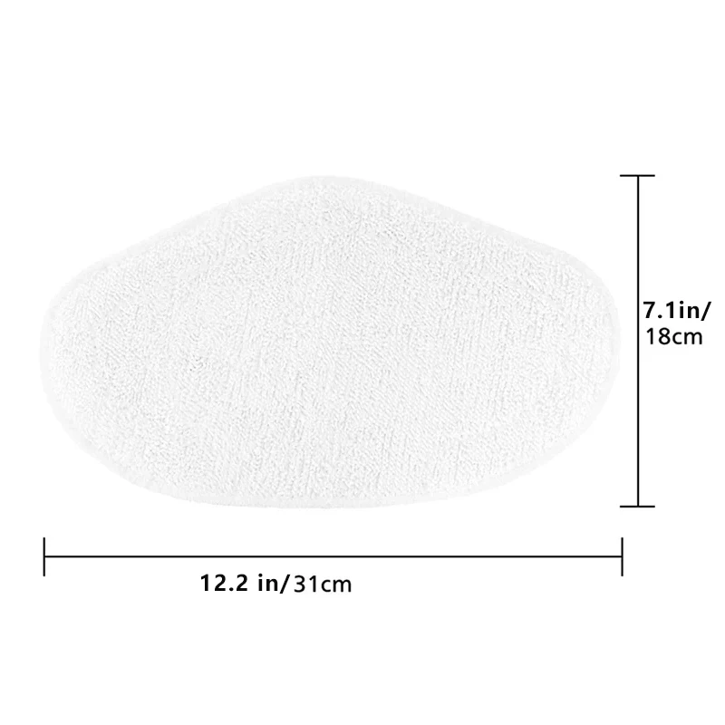 Mop Pads For Polti Kit Vaporetto PAEU0332 Steam Vacuum Cleaner Microfibre Mop Pads Washable Mop Rags Replacement  Accessories