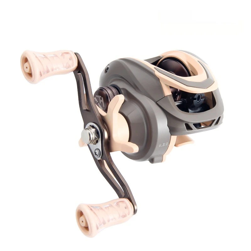 Mundus Baitcast Reel 3+1 Bearings 7.2:1 Gear Ratio Backlash Free Long Cast Saltwater Freshwater Fishing Lure Reel