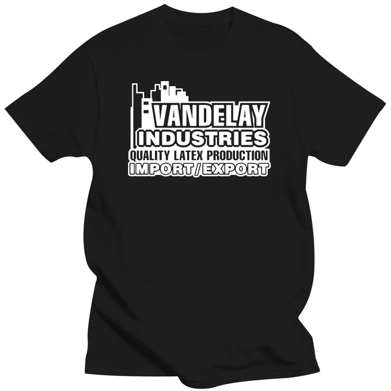 Vandelay Industries Importer Latex Seinfeld TV Show Sitcom Funny Black T-Shirt