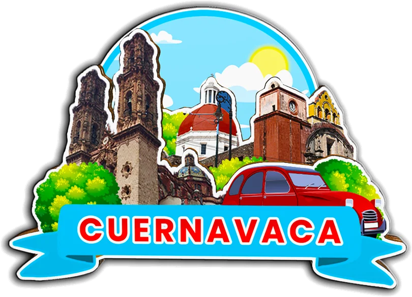 مغناطيس ديكور لـ Cuernavaca Taxco Xcaret Tijuana San Luis Potosi Mexico City Landmark تذكارية للسفر