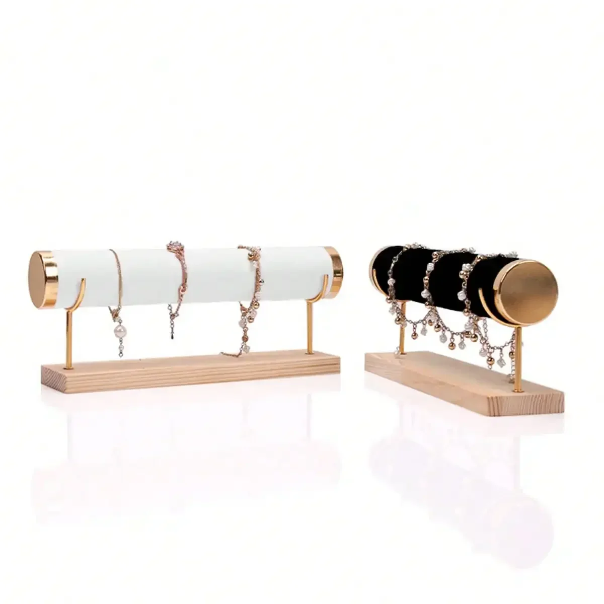 

Современный минималистичный поднос для драгоценных камней с многослойным подвесным дизайном и прочной деревянной основой для легкой организации ювелирных изделий