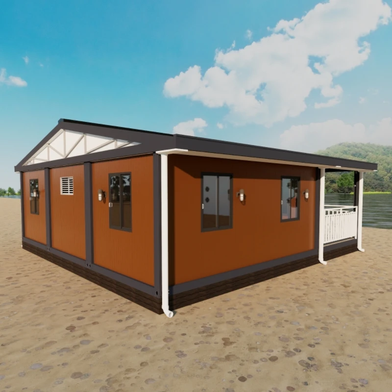 Casa prefabbricata per contenitori prefabbricata da 40 piedi, facile da montare, con disegno per la Nigeria, Sud Africa