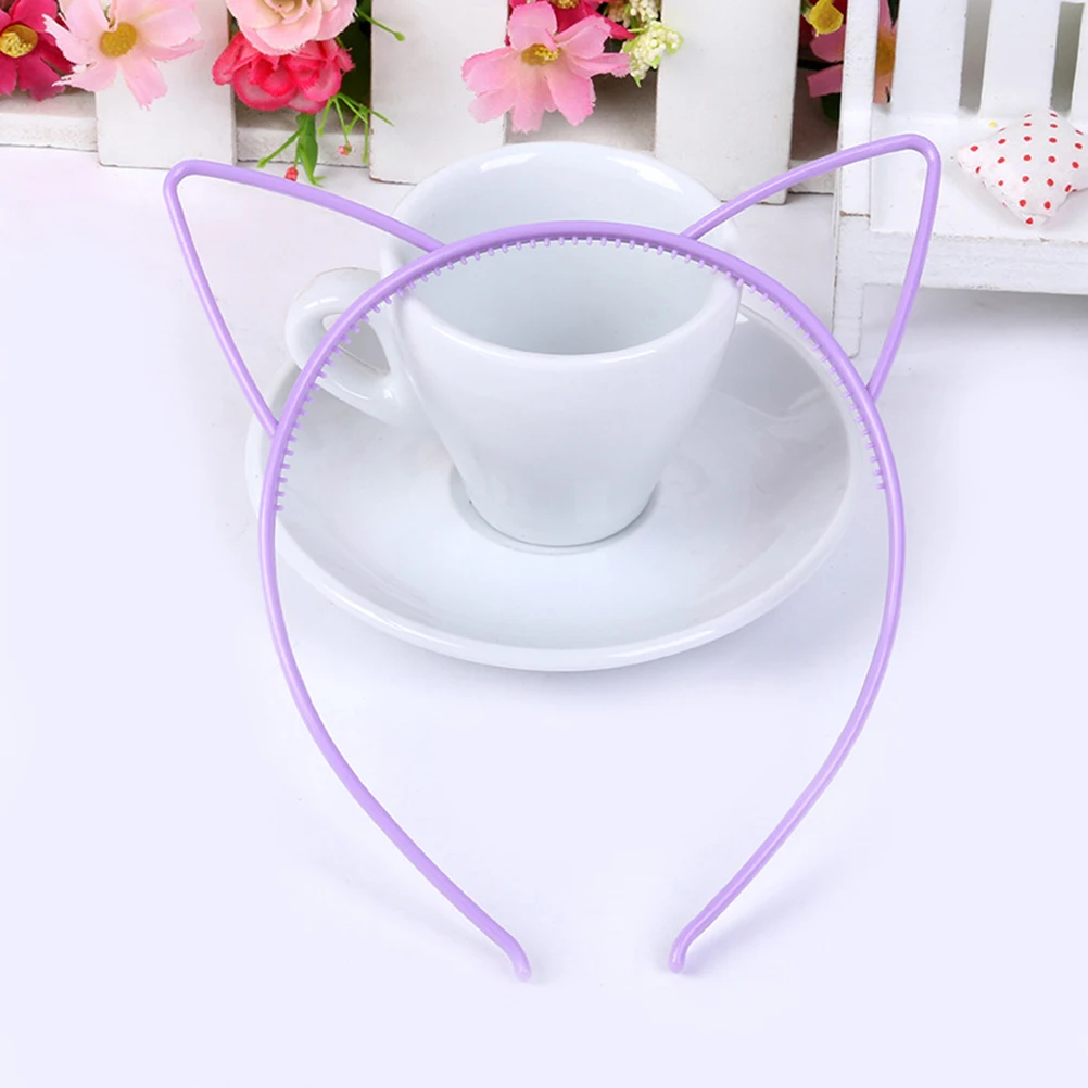 

24 Pcs Cat Ear Hair Hoop Headbands Girls Women Birthday Party Halloween Costume Christmas Daily Use Smooth Texture Comfortable