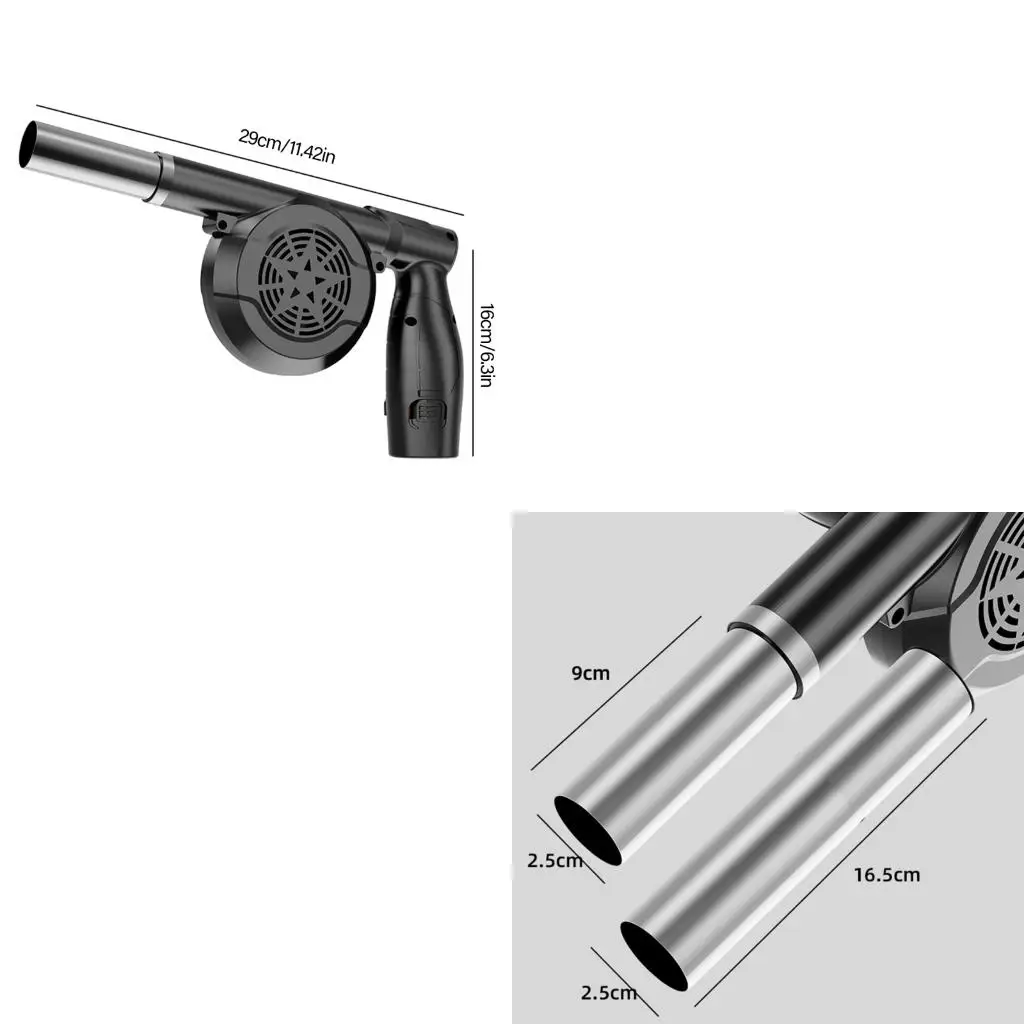 Multifuncional 5 velocidades sem fio ventilador ar recarregável alimentado por bateria para projetos diy viagens e