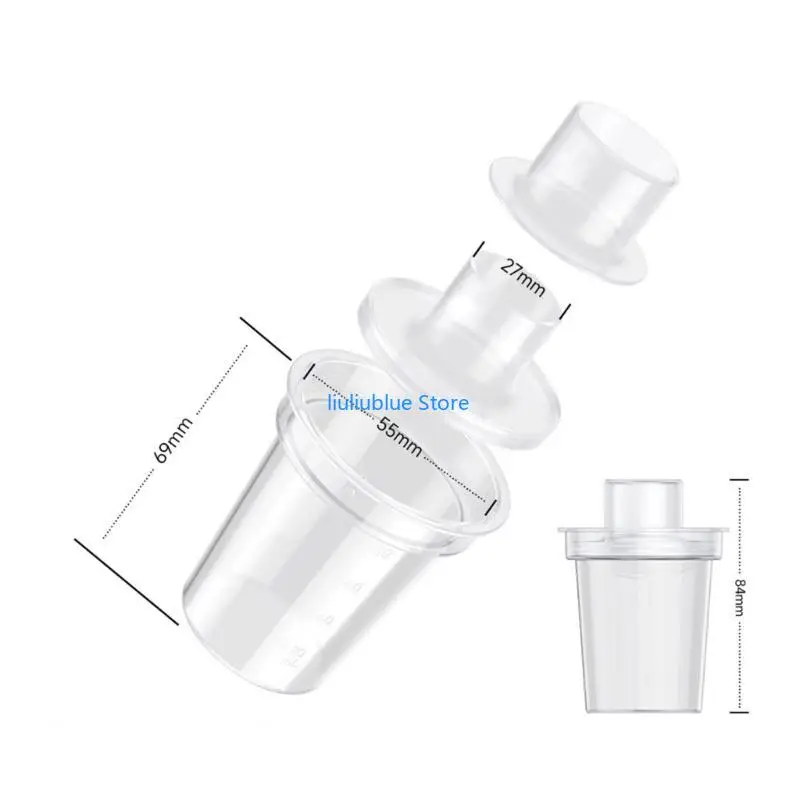 6 قطعة حاوية مسحوق الحليب المحمولة الحبوب دقيق الذرة صندوق الصغار الطفل وجبة خفيفة الغذاء صناديق تخزين صيغة موزعات 62CF