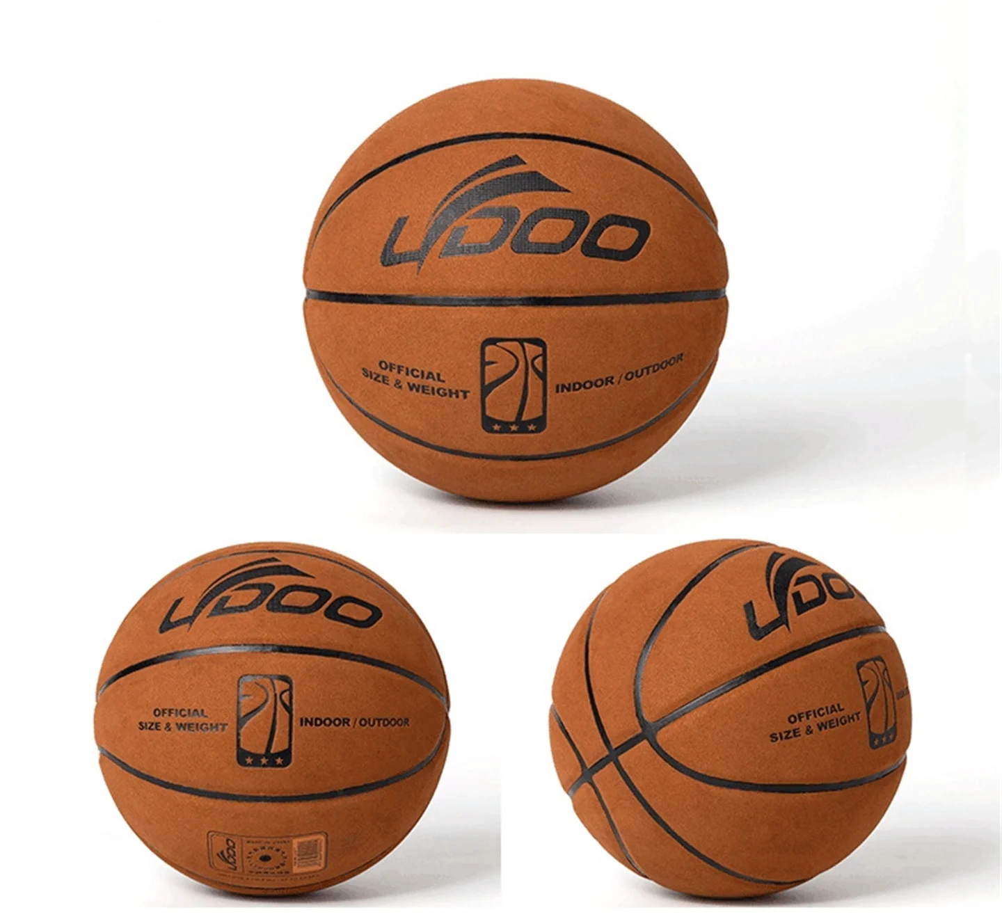 Adults Standard Size 7# Suede Cowhide Basketball Wear-resistant Non-slip Official Competition Ball Gift Accessories