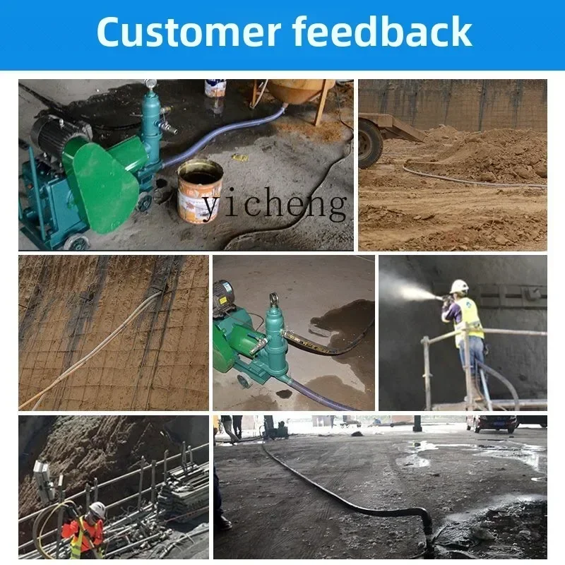 C6.19   single cylinder piston type cement grouting pump grouting machine 6 type double cylinder grouting ash pump