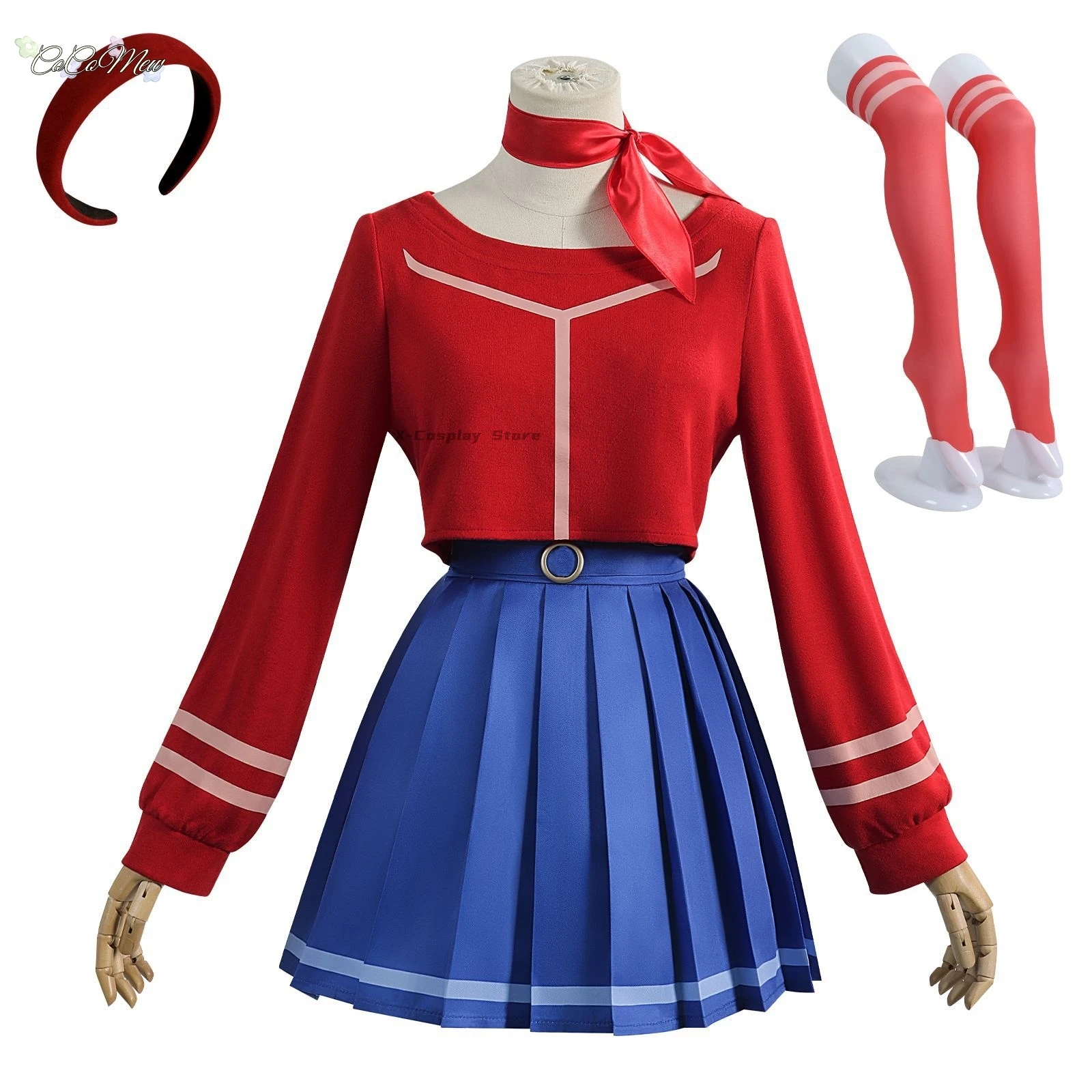 Anime Horror Game MiSide Cosplay Mita Мита Costume JK School Uniform Cute Dress Lolita Wigs For Halloween Girls Woman Customized