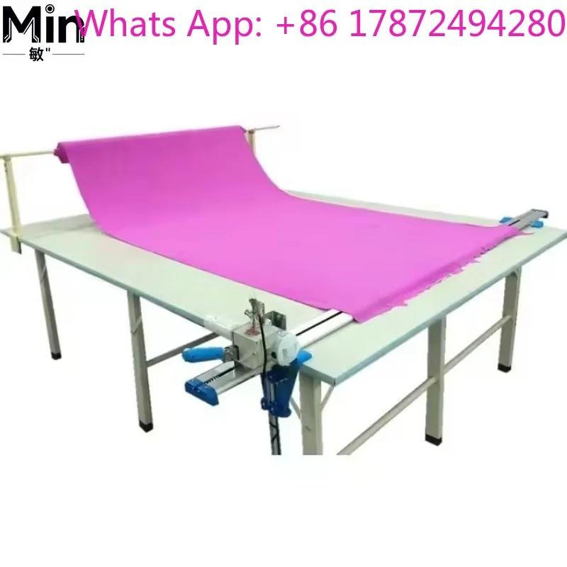 Fully Automatic Fabric End Cutting Rotary Round Cloth Cutter Machine