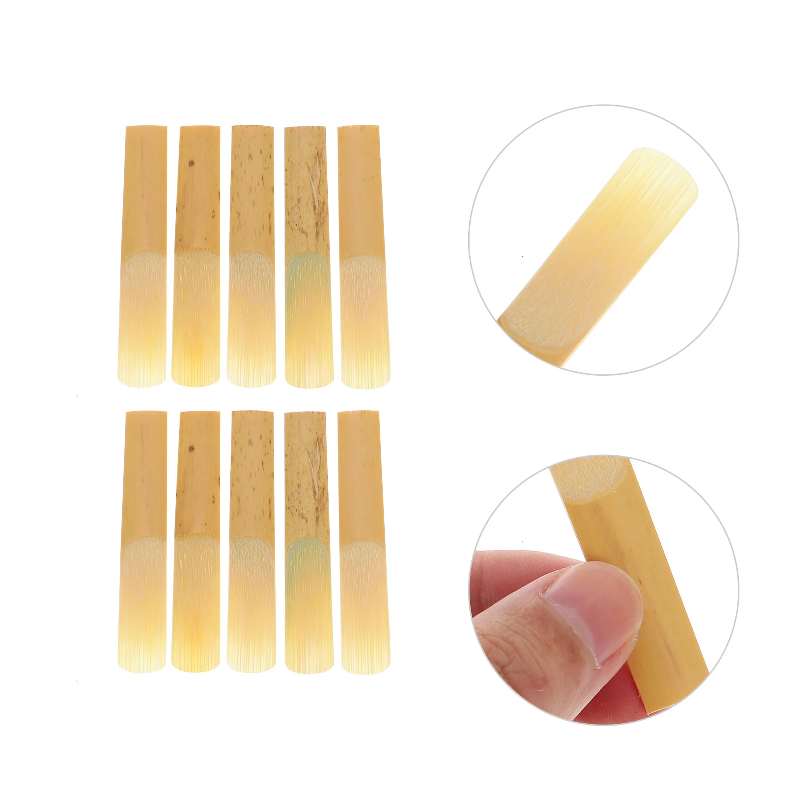 

10Pcs Saxophone Clarinet Reeds Instrument Accessories Saxophone Tool Accessories Professional Clarinet Reed