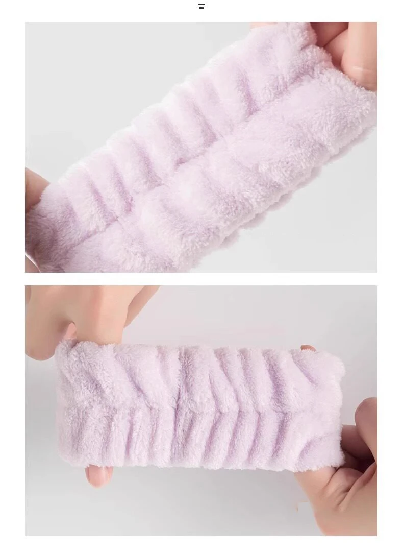 1 Stück Gesichtswasch-Armband, Wasserabsorbierendes Stirnband, Anti-Spritz-Badewannen-Armband, Tropffreies Spa-Armband, Hält Trocken, Morgenroutine Handgelenk-Waschband – Detail 10