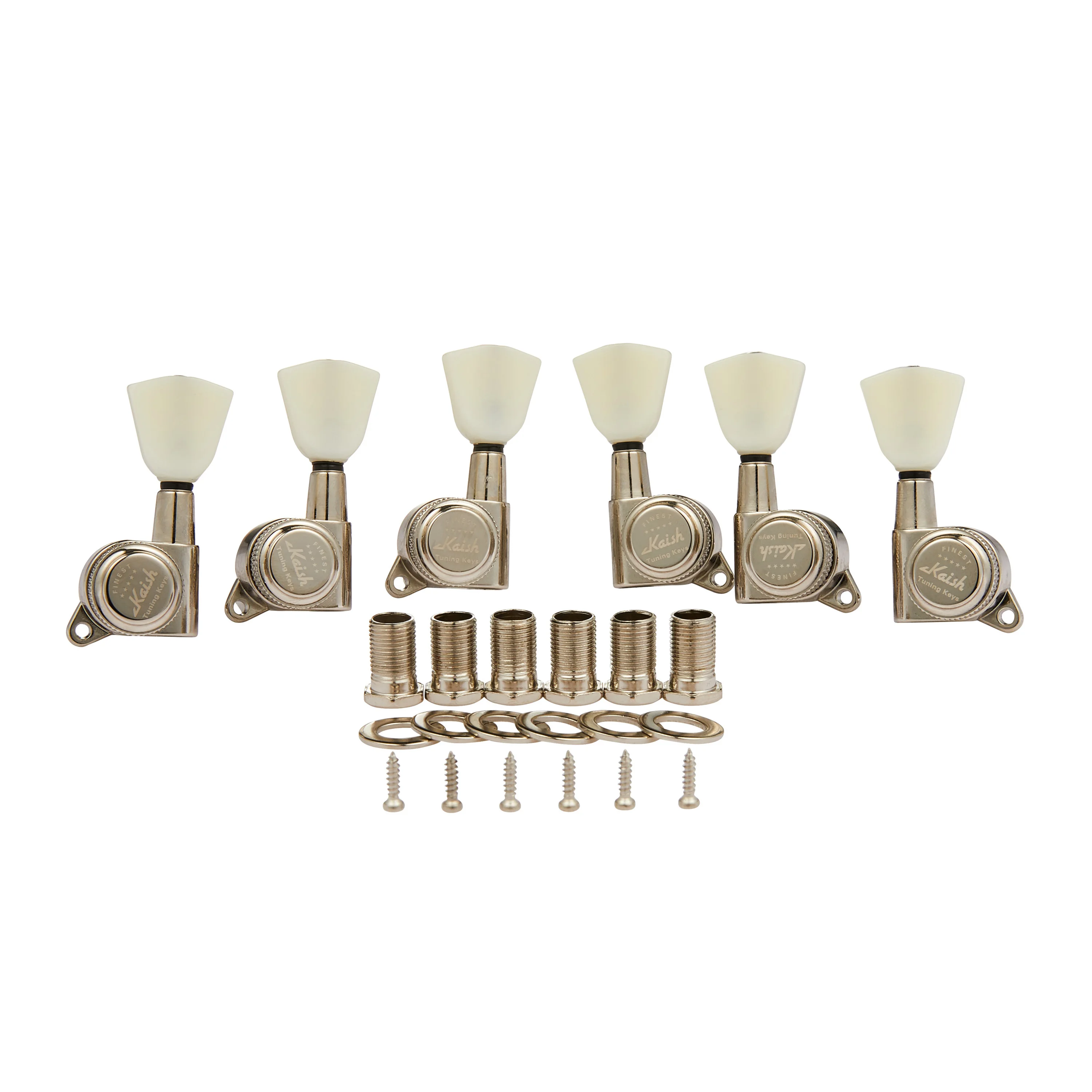 KAISH 3x3 Plastic Keystone Locking Tuners 18:1 Guitar Tuning Keys Locking Tuning Machine for LP/Les Paul/SG/ES/Acoustic Guitar