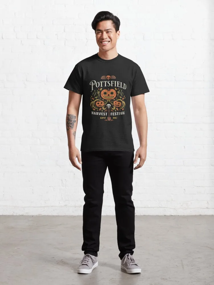 Pottsfield Classic T-Shirt Harajuku Fashion Casual Men Short Sleeve Plus Size T Shirt Women image 3